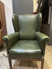 Antique Green Leather Wing