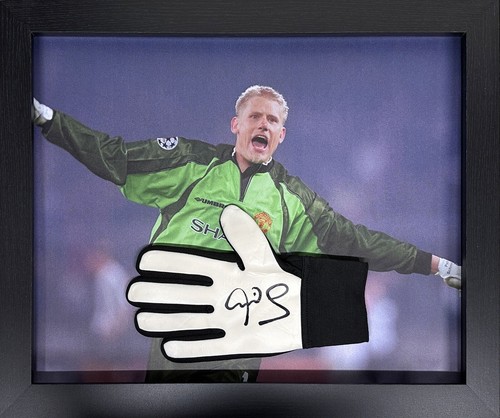 Framed peter schmeichel signed - framed,
