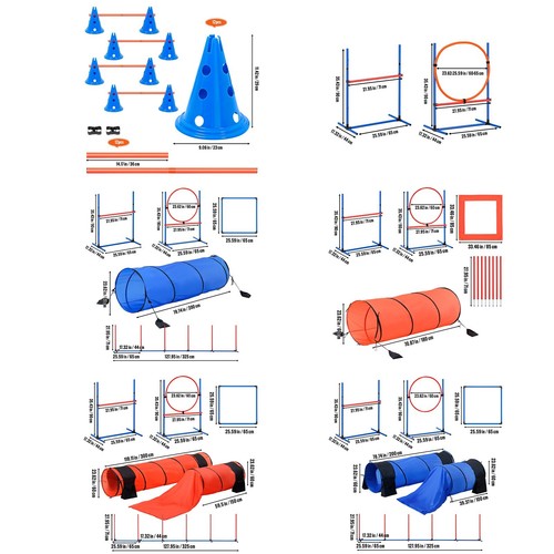 Dog agility training kit - agility,