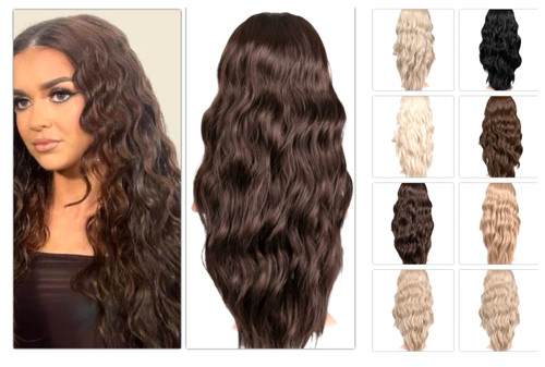 Koko half wig wavy beach - koko,