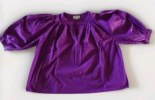 Antik batik purple blouse 4 - antik, 3/4