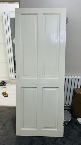 White internal panel door - panel,