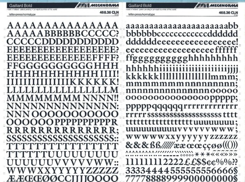 Mecanorma transfer lettering - mecanorma,
