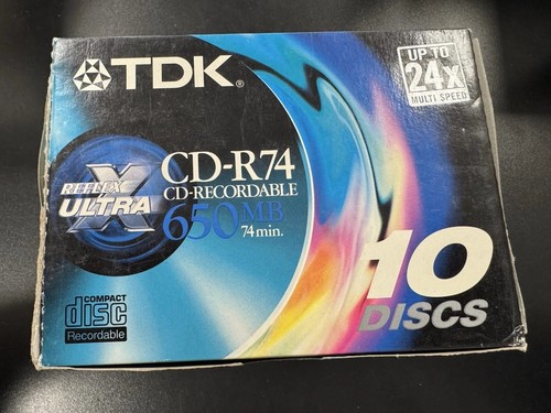 10x tdk reflex - 10x, cd-r74
