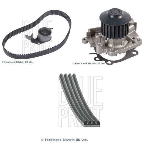 Blue print timing belt - blue,