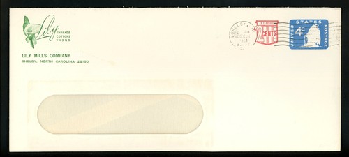 Postal history u552w cc - us,