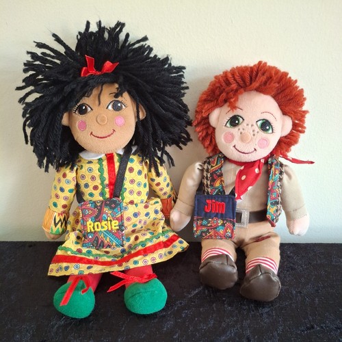Rosie and jim rag - dolls, 10"