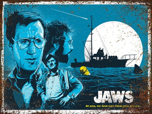 Movie poster jaws film - movie,