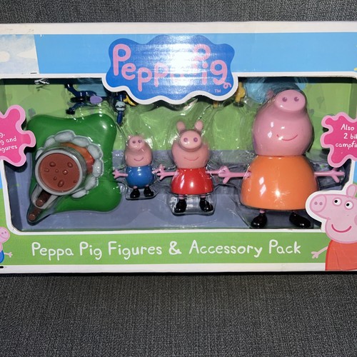 Peppa pig figures bikes and - peppa,