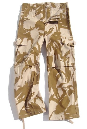Desert camo combat trousers - camo,