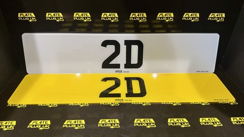 Pair number plates - pair,
