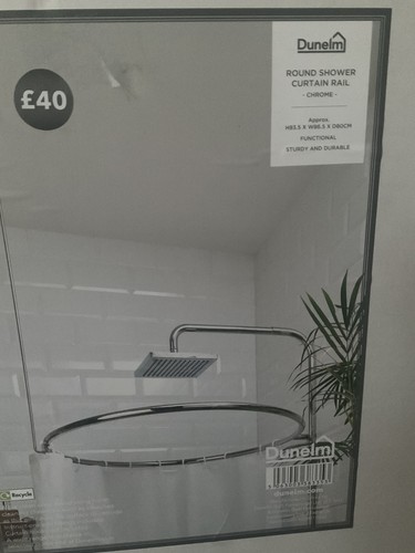 Round shower curtain - shower,