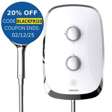 Aqualisa eMotion 10.5kW Electric Shower - Arctic White MOWC105