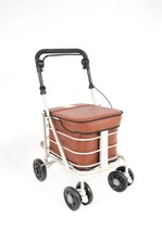 Shopping Trolley with Seat LIMITED EDITION - LIGHT BROWN
