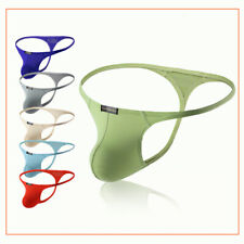 Mens Sexy Low Rise Bulge Pouch T-back G-string Shorts Thong Briefs Underwear UK