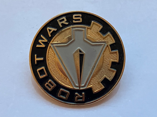 Vintage robot wars enamel - enamel, pin
