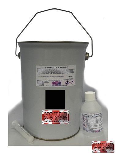 Black gelcoat 5kg kit for - gelcoat,