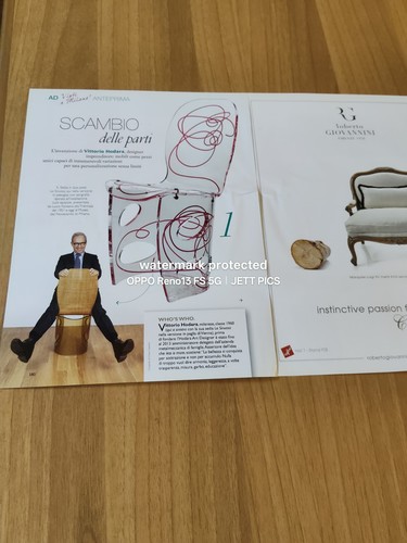 Vittorio hodara designer chair - vittorio,