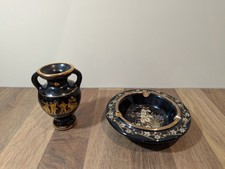Greek Ashtray and Vases/Urn