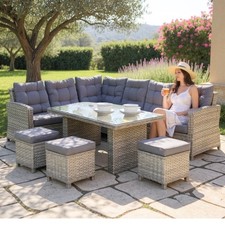 Grey Rattan Garden Furntiure