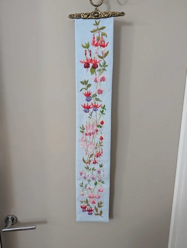 Fuchsia floral bell pull - bell,
