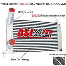 Upgraded Intercooler Aluminum