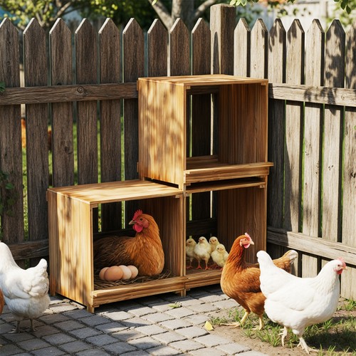 Chicken nesting boxes eggs - nesting,