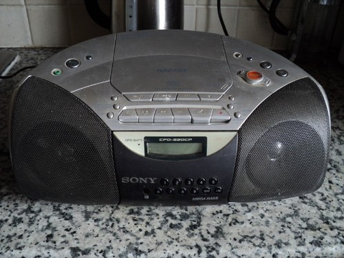 Sony cfd s20cp stereo boombox - stereo,