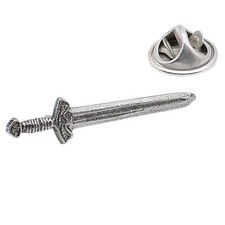 Viking Sword Pewter Lapel Pin