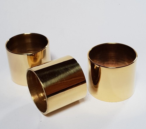 Mixed plain brass collars - mixed,