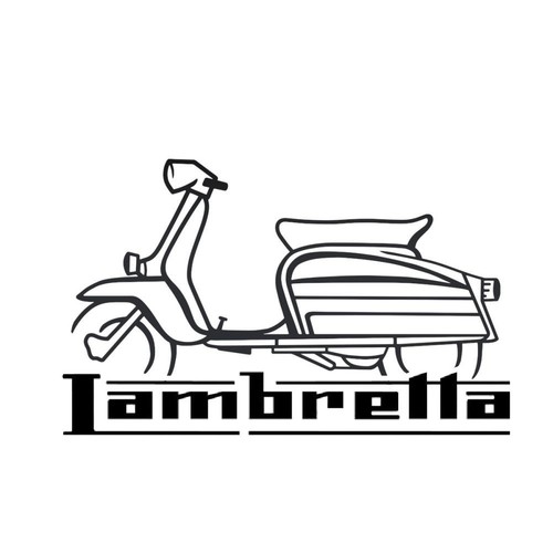 Lambretta decal sticker - decal,
