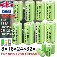 8x 16× 2800mAh Rechargeable