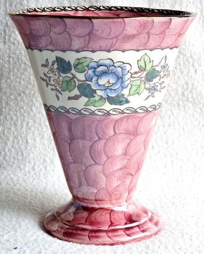 Vintage maling pottery peony - maling,