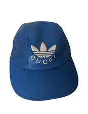 Gucci x Adidas blue leather