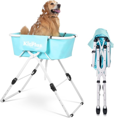 Foldable dog bath tub - dog,