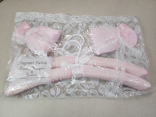 Fragrant fabric padded hangers - fabric,