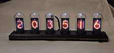 Nixie Tube Clock LED Desktop Digital Clock Bedroom Home RGB Glow Tube Weather