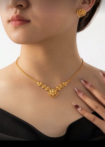 Asian indian gold necklace - indian,