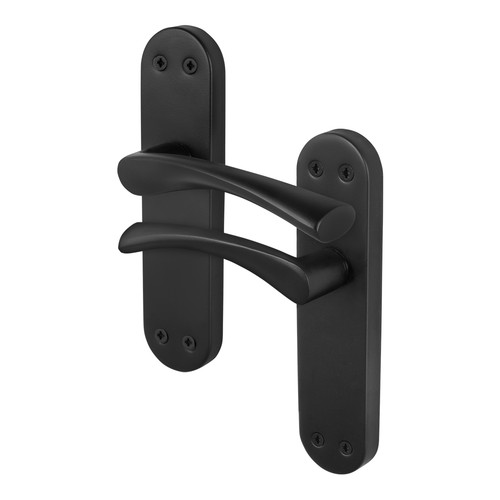 Black internal door - door,