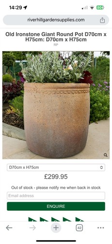Large ironstone rustic - ironstone,