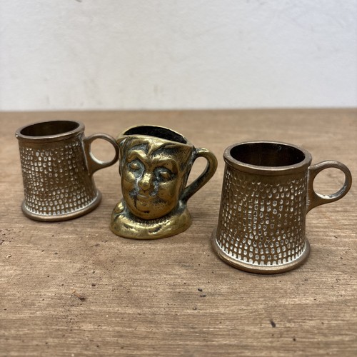 Vintage brass toby - brass,