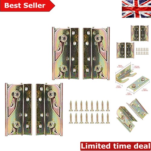Zinc plated corner - zinc-plated, bed