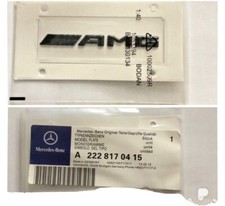 Small Mercedes AMG Badge Cockpit Centre Console Dashboard Interior C E A S BLACK