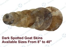 GOAT SKINS WITH DARK SPOTTED