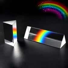 30*30*60 Triangular Prism Rainbow Prisma Crystal Glass Photographic Prisme Color