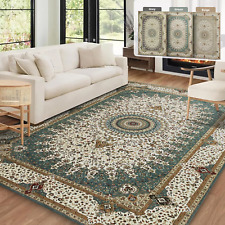 Large Traditional Rugs Non Slip Living Room Bedroom Carpet Hallway Runner Rug