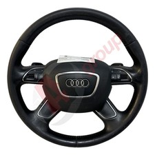AUDI A3 SE 8V1 3D 12-15 LEATHER MULTIFUNCTION STEERING WHEEL + BAG 8V0880201AG