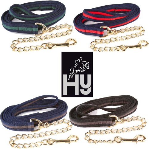Soft webbing lead rein with - hy,