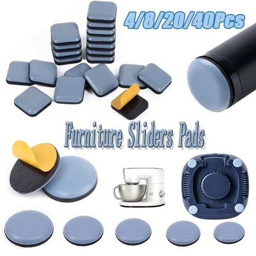 40x round furniture - round, gliders
