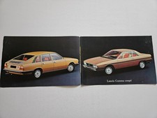 LANCIA GAMMA COUPE BERLINA SALES BROCHURE 1976 1977